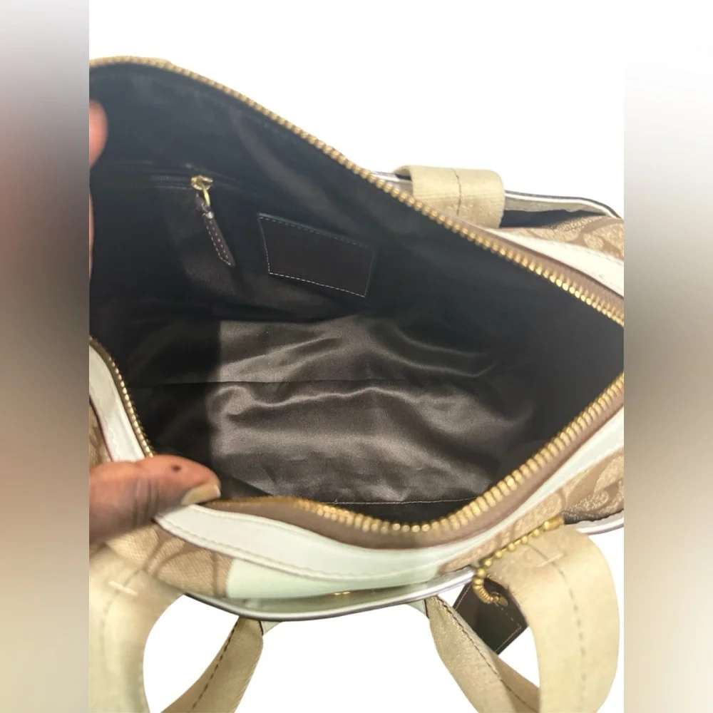 Coach 2007 Heritage Stripe Boston Bag - Picture 4 of 13